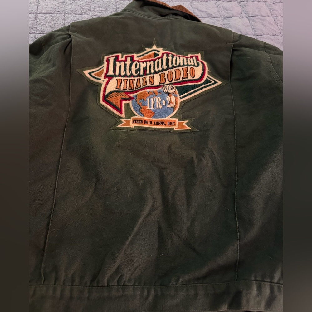 International Finals Rodeo IFR 29 Ok City State Fair 1999 Men's Dickies Coat XL